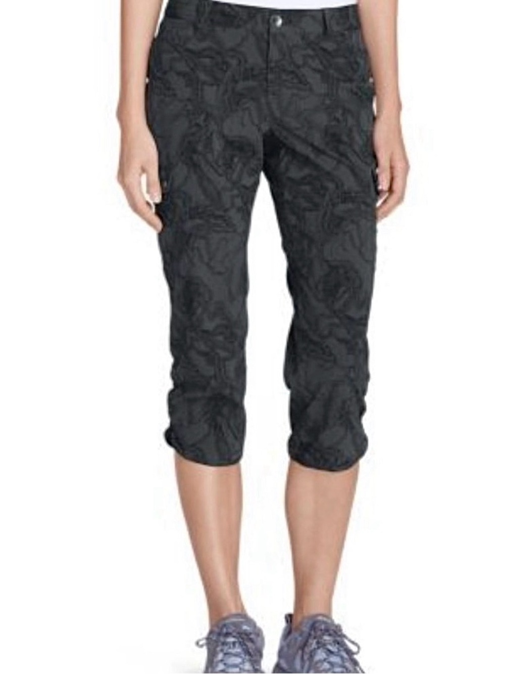 Eddie Bauer grey Horizon capri pants
